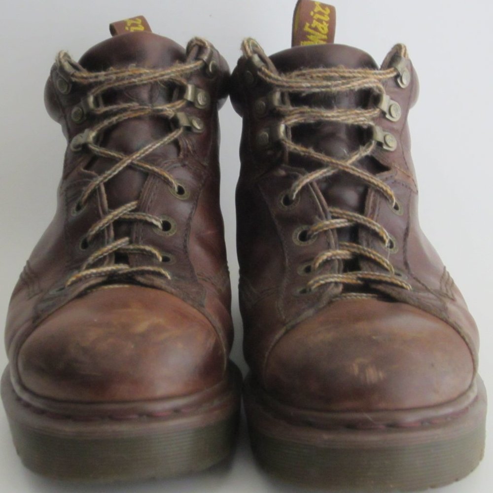 Dr. Martens Air Wair Brown Leather Mens Boots